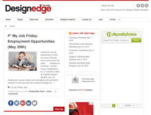 Tablet Screenshot of designedgecanada.com